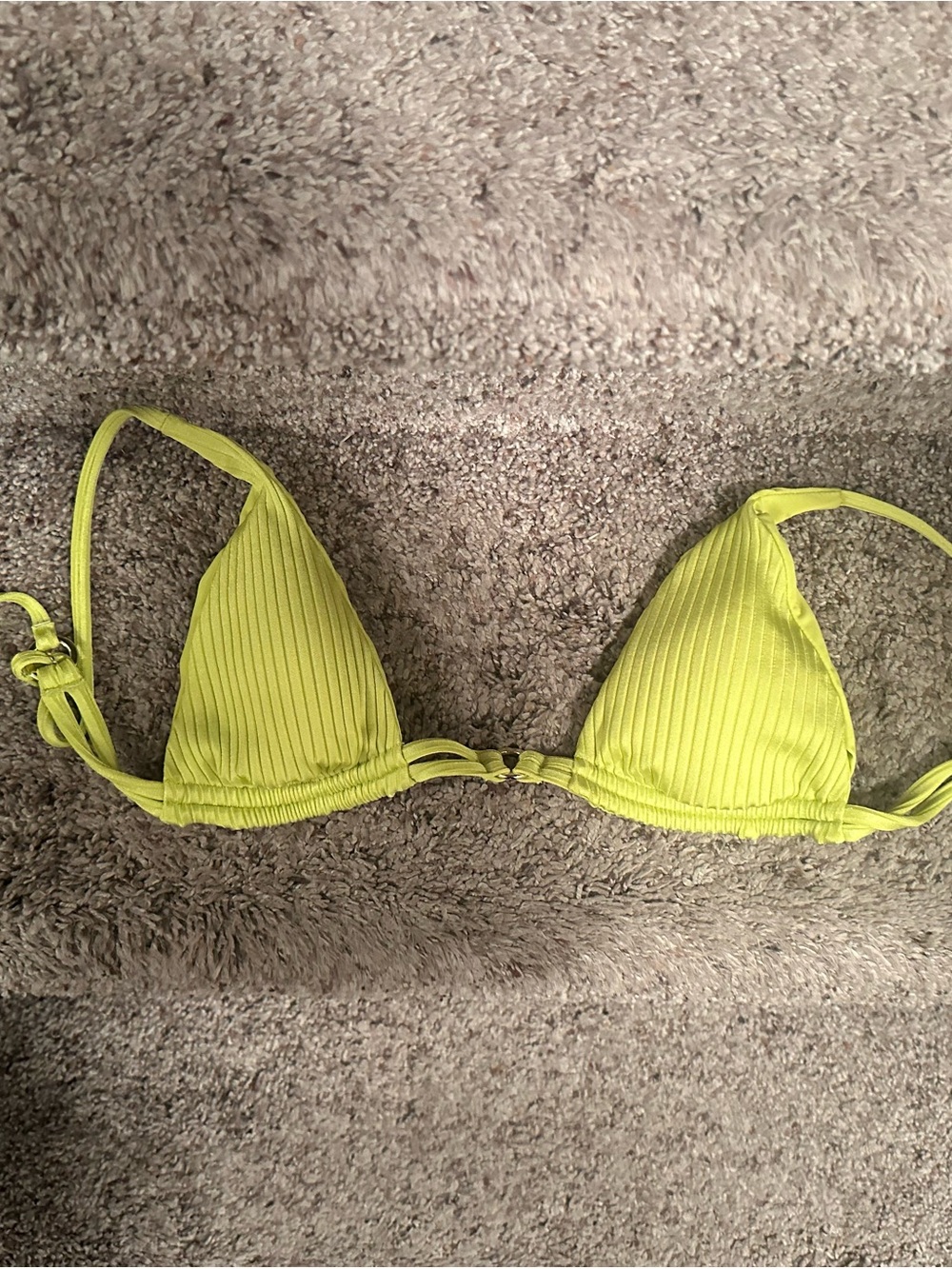 MONDAY SWIMWEAR Havana Top (M) - Zest Wide Rib Top - Women Swim